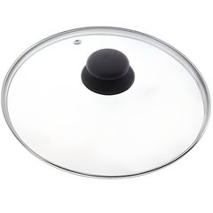 МН-0636 - Скляна прозора кришка на заміну для сковорідки або каструлі - діаметр 28 см