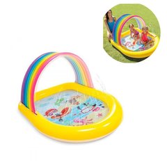 INTEX 57156 - Дитячий надувний ігровий центр з басейном, з розсіювачем води (душем)